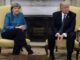 Trump Merkel Meet in Oval Office