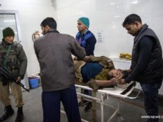India paramilitary troopers in hospital