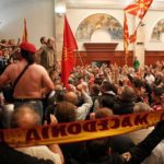 Lawmakers attacked as protesters storm Macedonian parliament
