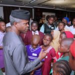 AG PRESIDENT OSINBAJO RECEIVES FCT SCH KIDS 3