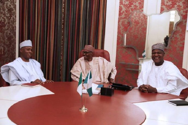 Buhari Saraki and Dogara
