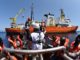 John Osifo one of the 600 migrants rescued on this ship