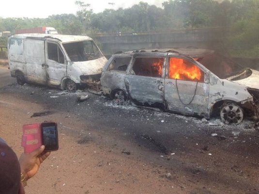 10 vehicles burn in Kogi accidents