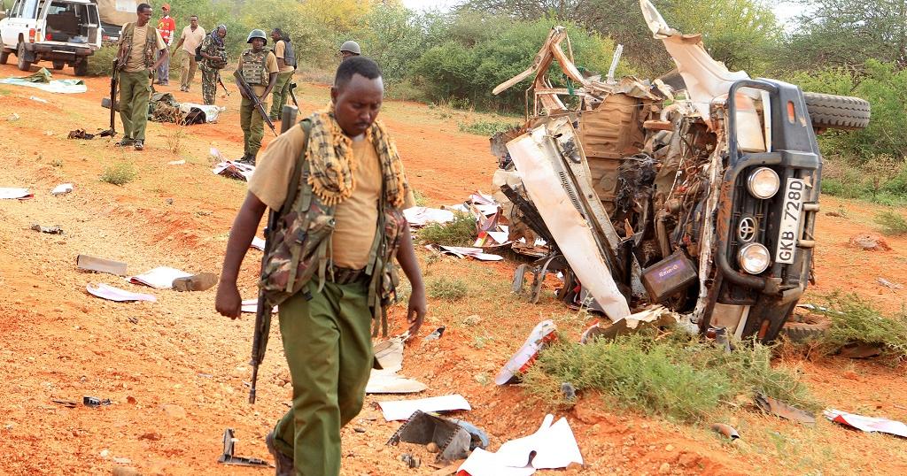 Bomb planted on road kills 4 in northeast Kenya official