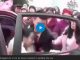 Bride dragged out of car by furious husband in wedding day row