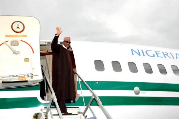 Buharis NAF 001 Jet enjoys only £1000 daily for parking in London and not £4000 Presidency