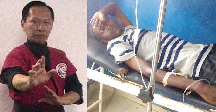Chinese Boss cripples Nigerian staff with kung fu kicks