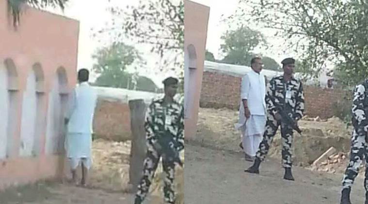Indian minister Singh caught urinating in public