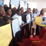 Legislative Aides protest death of Deputy Speakers aide due to salary delay
