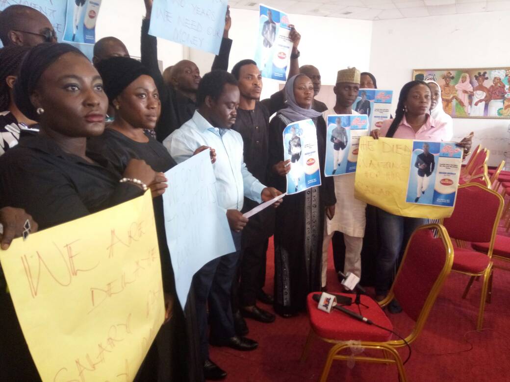 Legislative Aides protest death of Deputy Speakers aide due to salary delay
