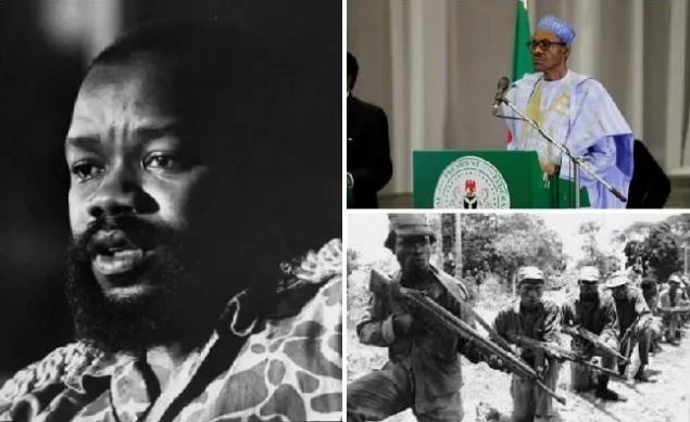 Ojukwu Buhari Biafra Soldiers 9News Nigeria
