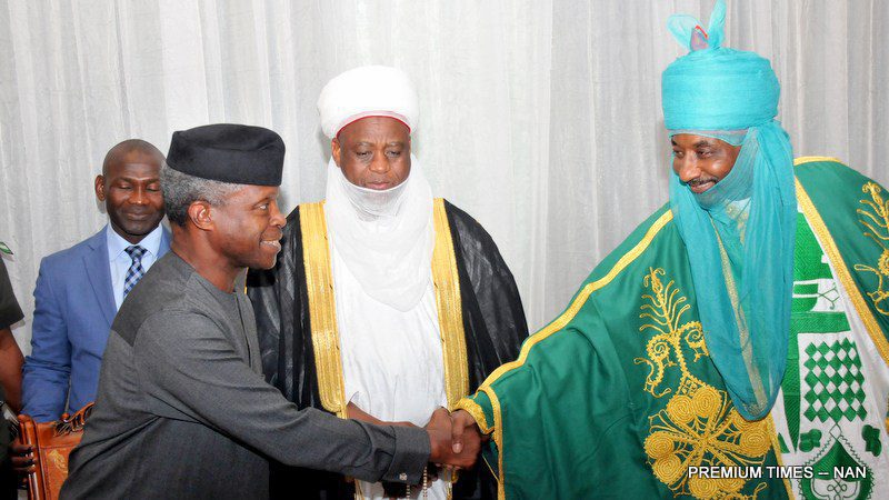 What Osinbajo told Northern traditional rulers FULL TEXT