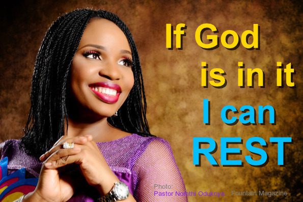 If God is in then I can rest