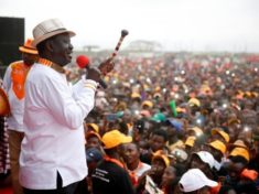 Kenya opposition leader says ruling party can win only by rigging vote