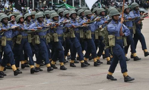 Naval officers getting set for Nigerian Navy Day celebration
