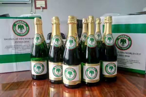 Super Eagles champagne Oct2017