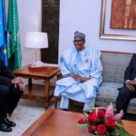 Buhari Arrives Cote 4