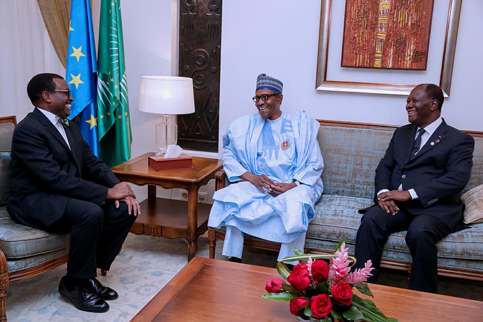 Buhari Arrives Cote 4