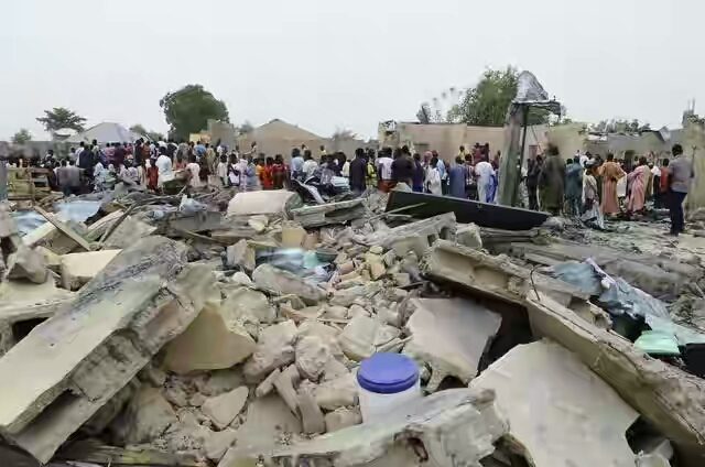 Some of the destructions caused by Boko Haram fighters
