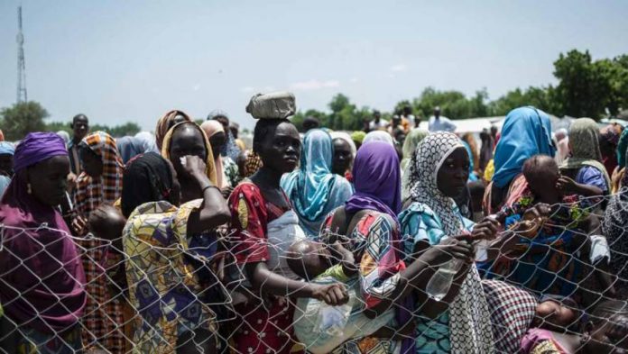 nigeria idp camp fence