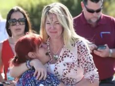 Parents wailing at Stonehedge school after the shooting