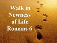 walking in newness of life