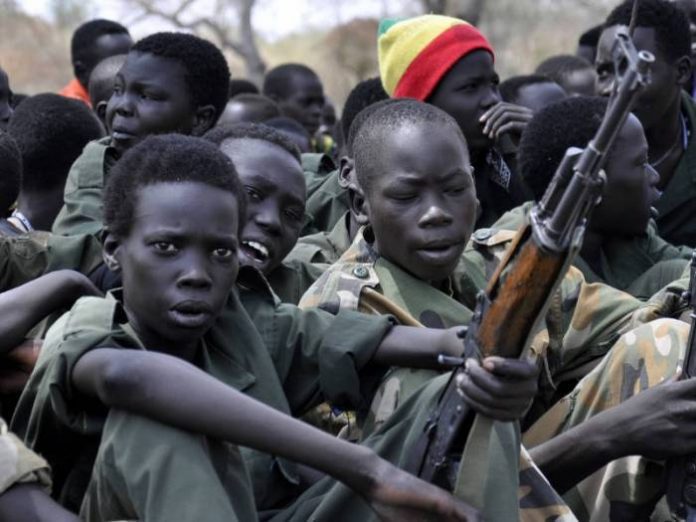 South Sudan child soldiers