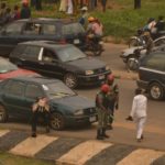 Heavy Shooting infron of Ekiti state Government House