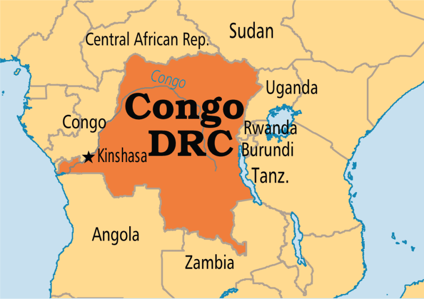 DRC map