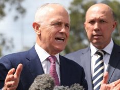 Malcolm Turnbull and Dutton
