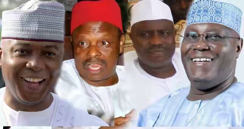 Saraki Kwakwanso Tambuwal and Atiku1