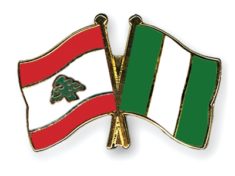 Flag Pins Lebanon Nigeria