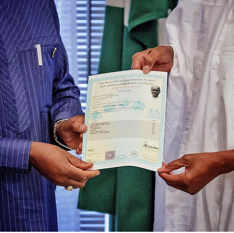 buhari cert