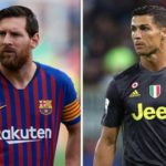 cristiano ronaldo barcelona ace lionel messi aims real madrid dig football sport