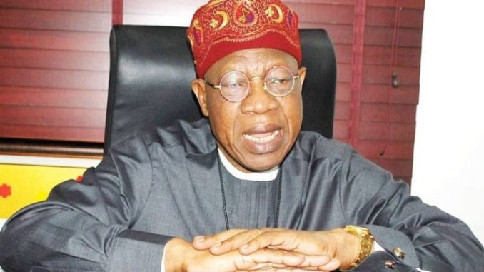 Lai Mohammed - the Minister of Information and Culture