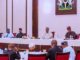 Buhari Tinubu Osinbajo at APC NEC meeting 11