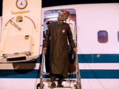 Buhari returns home 1