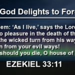 Why God Delights to Forgive