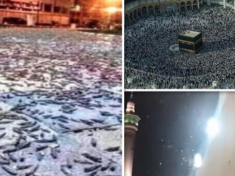 BIBLICAL PLAGUE OF LOCUST SWARMS INVADE MECCA, SAUDI ARABIA