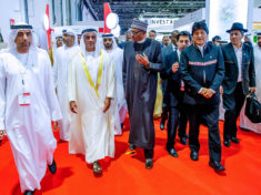Buhari with Dubai Leaders
