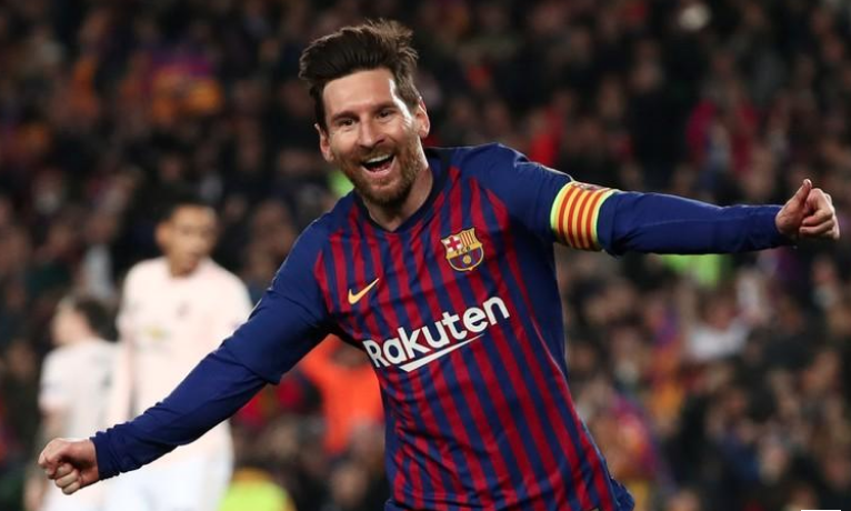 Barcelona reach semi finals with Messi exhibition against Manchester United