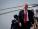 U.S. President Donald Trump walks to board Air Force One as they travel to Florida for Easter weekend, at Joint Base Andrews in Maryland, U.S., April 18, 2019. REUTERS/Al Drago