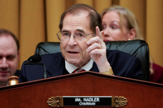 FILE PHOTO: Chairman of the House Judiciary Committee Jerrold Nadler (D-NY) speaks during a mark up hearing on Capitol Hill in Washington, U.S., March 26, 2019. REUTERS/Joshua Roberts/File Photo