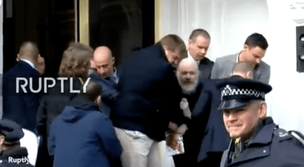 Wikileaks founder Julian Assange arrested by British police