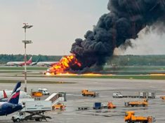 Russian Passenger Plane Crash-lands After Catching Fire, 41 Passengers Killed