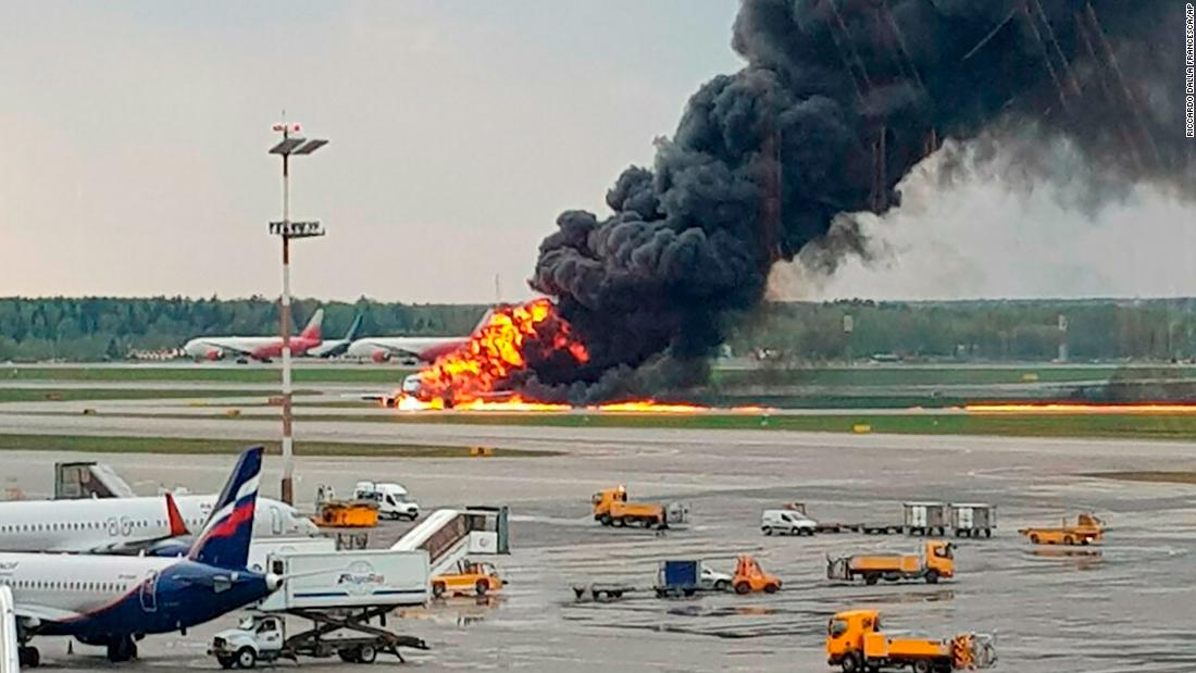 Russian Passenger Plane Crash-lands After Catching Fire, 41 Passengers Killed