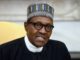nigerian president muhammadu buhari speaks during a meeting with us picture id953144824
