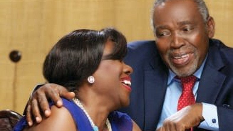 Olu Jacobs and Wife Joke Silva