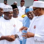 Senator Akume with President Buhari