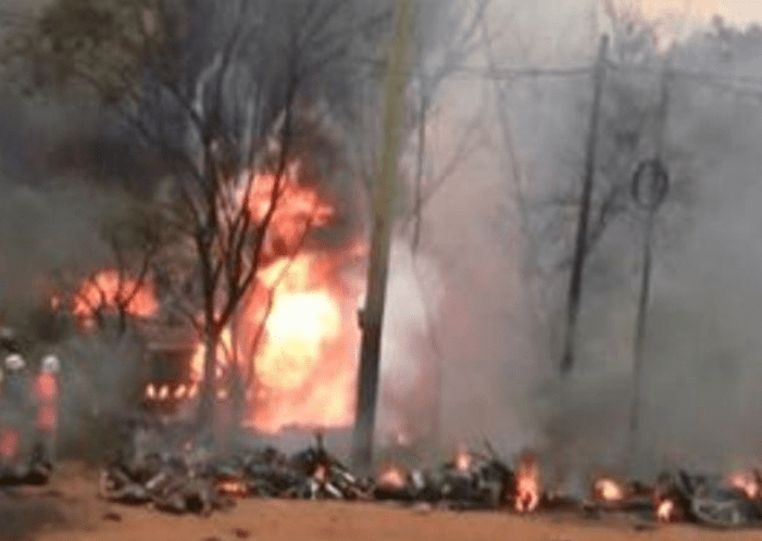 Tanker Fire Blast Roasts Dozens As Crowd Siphons Fuel